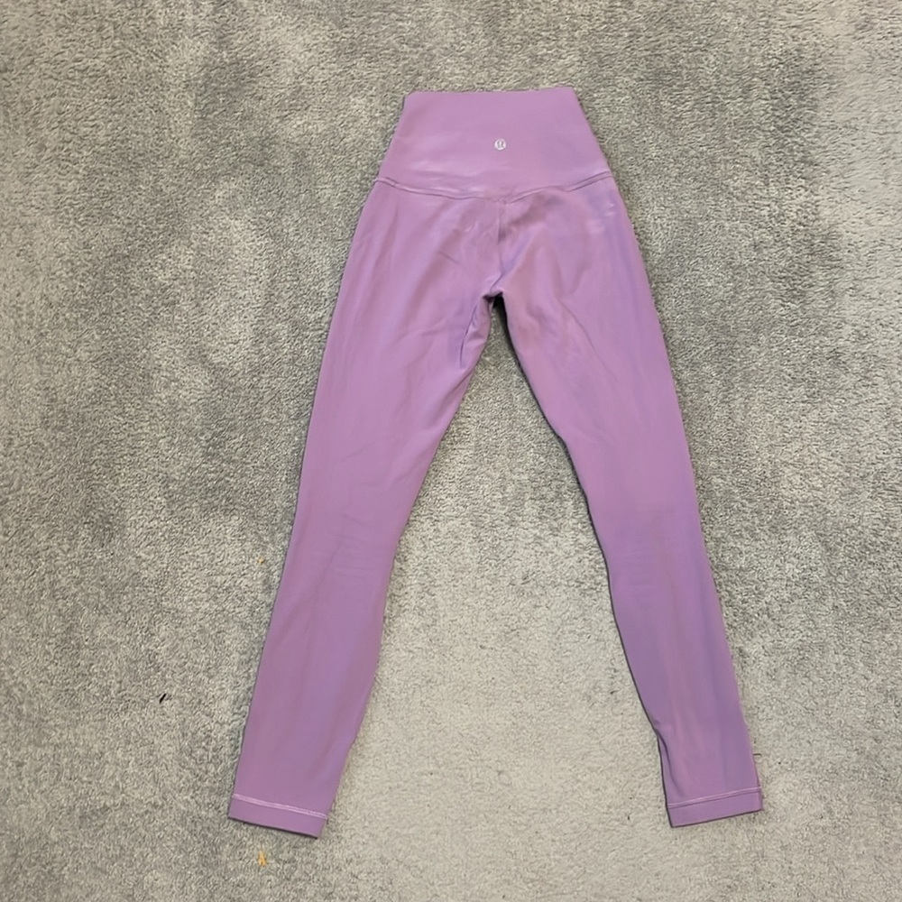 VGC Lululemon High Rise Align Leggings - Wisteria Purple - Size 2 - Picture 2 of 6